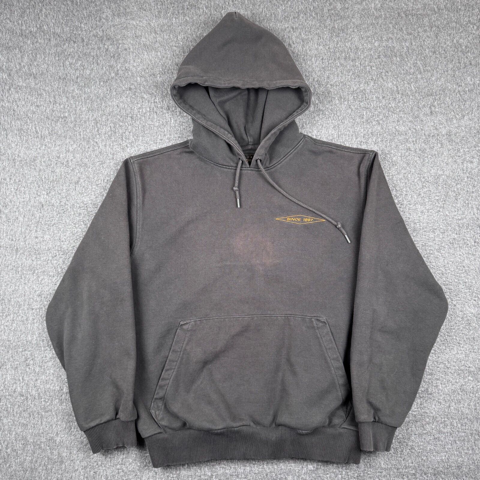 Filson Prospector Hoodie Men's Medium Gray Pullover Heavyweight Sweatshirt