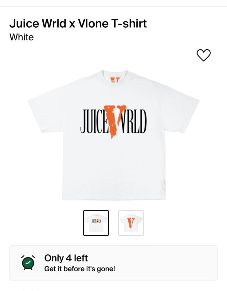 VLONE juice wrld size xl
