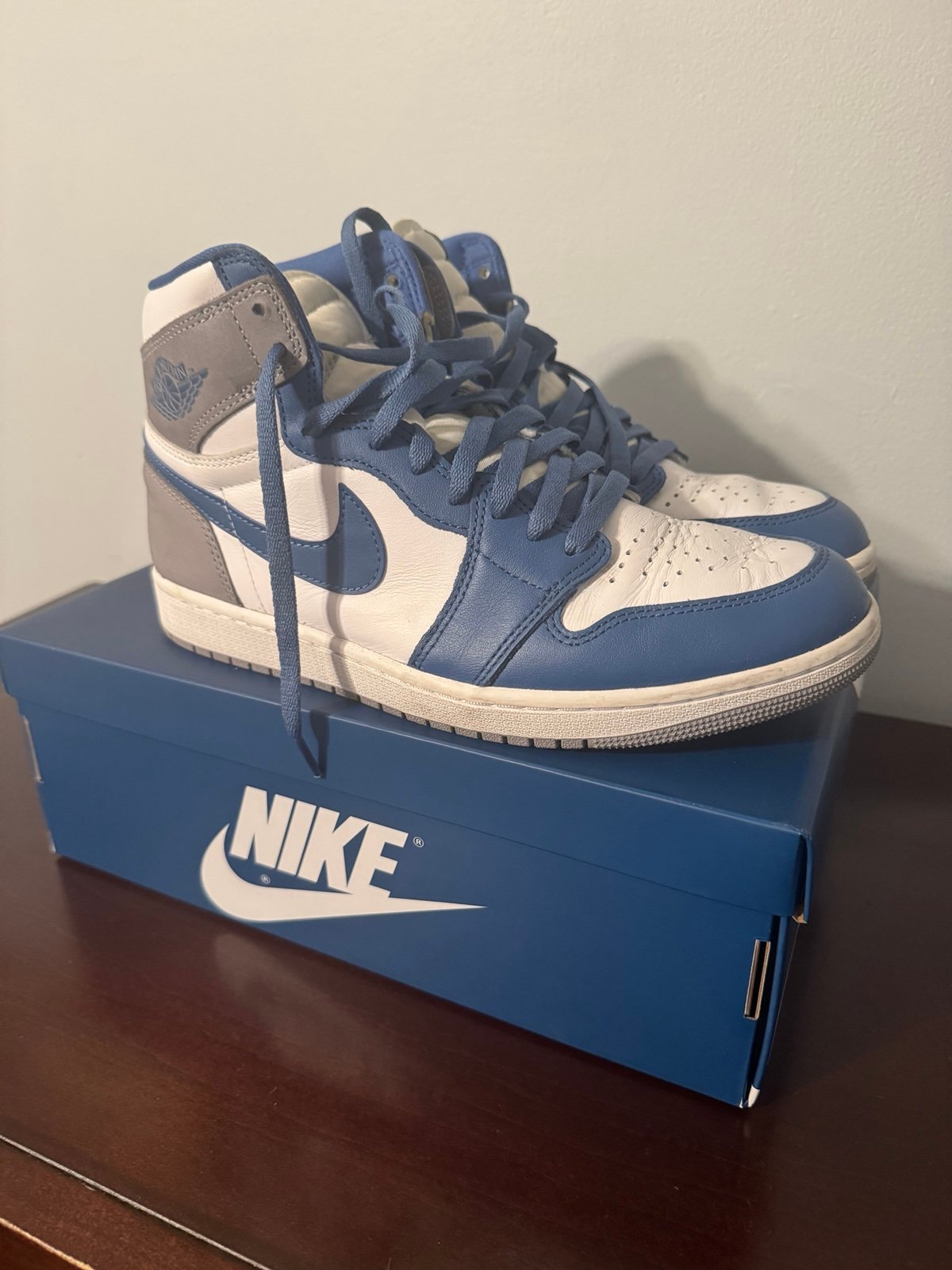 Jordan 1 High OG True Blue Men's US Size 10