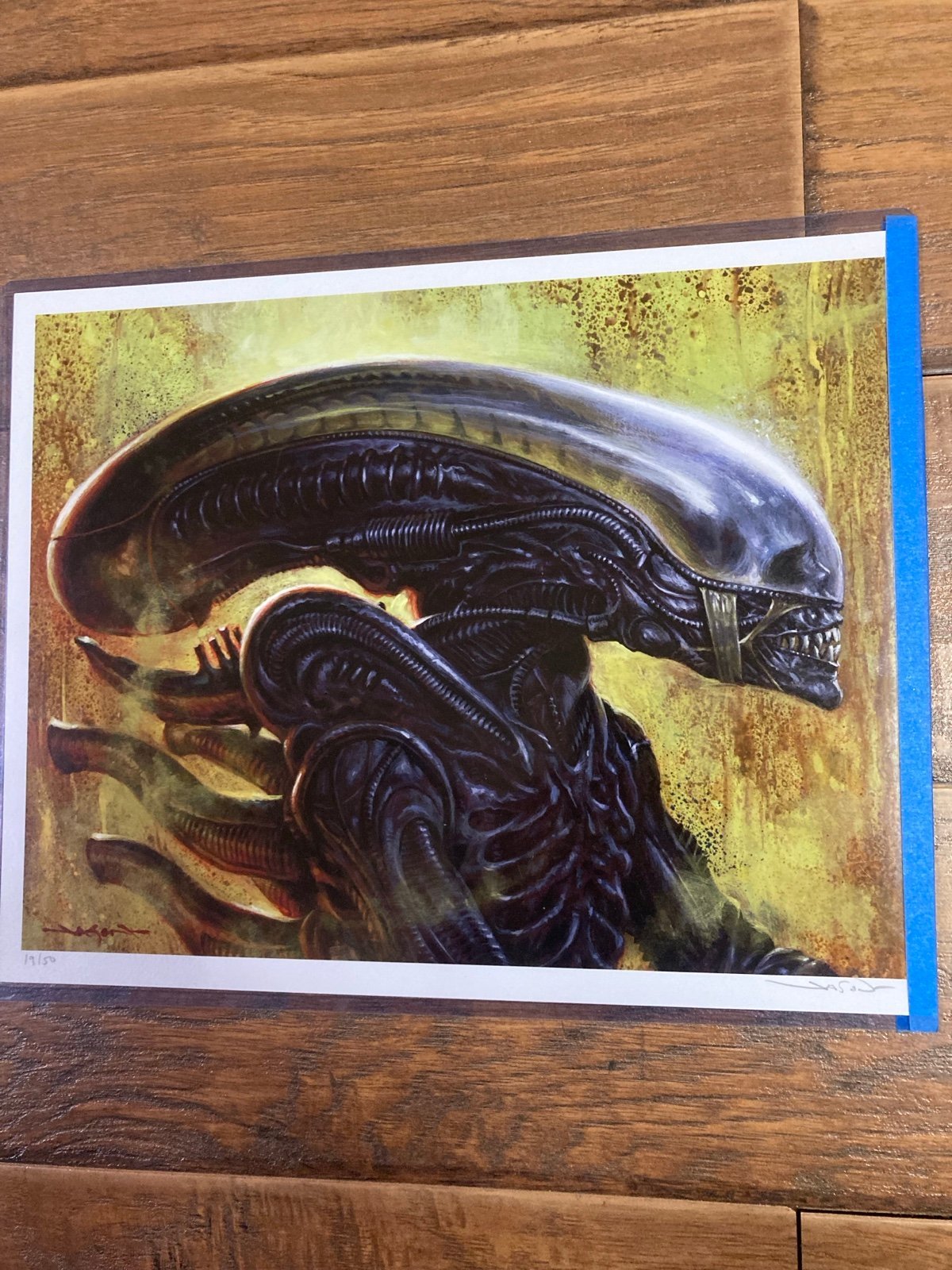 Jason Edmiston Xenomorph Alien 1979 Art Print