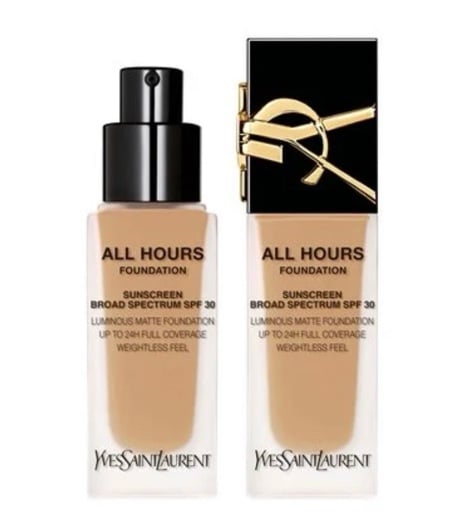 Ysl All Hours Luminous Natural Matte Foundation MW7