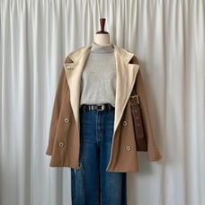 Vintage 80’s Mackintosh Made in USA double-breasted wool coat size 8.
