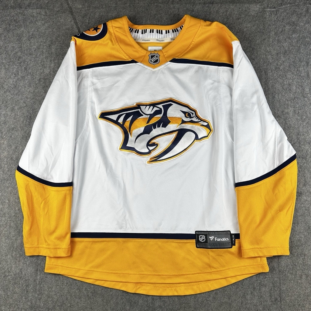 Nashville Predators Breakaway Home Jersey Blank Medium Men's Fanatics White 2018