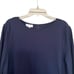 Escada Sport Navy Blue Long Sleeve A-Line Sheath Midi Dress Size 42 NWT
