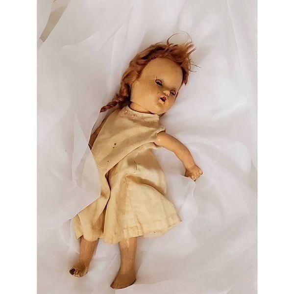Vintage Horsman Doll and Kewpie doll