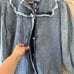 Something Navy Fringe Chambray