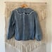 Something Navy Fringe Chambray