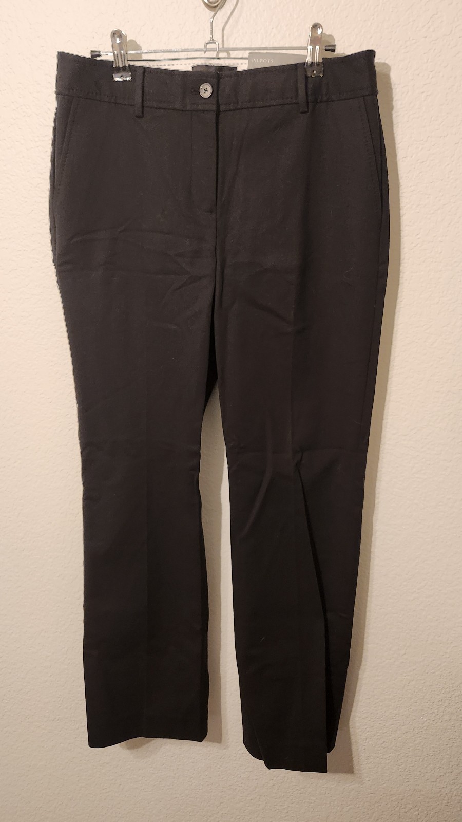 Talbots NWT Refined Bi-Stretch Barely Boot Pants 6 petite