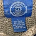 Vintage Gap Clothing Co. Navy Blue & Brown Striped Sweater Size Large