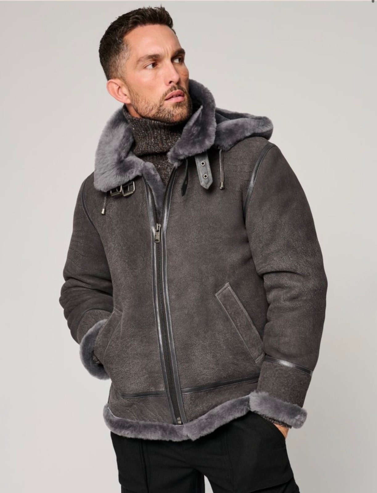 Overland Sheepskin Bomber Jacket