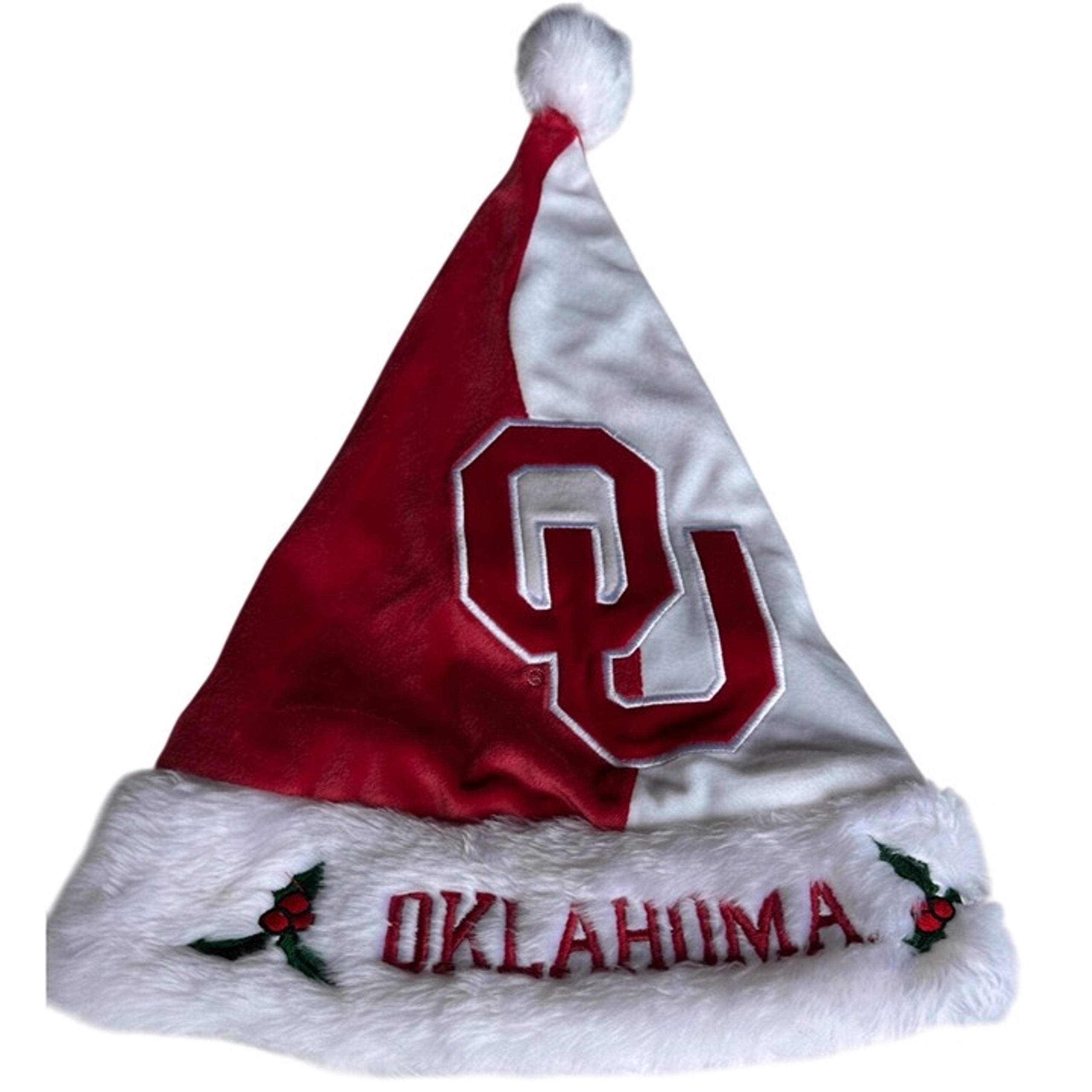 Forever Collectibles OU Sooners Christmas Stocking Cap Hat Red & White (READ)