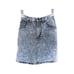 VTG Acid Washed Denim Skirt High Rise 80s Juniors Size 27 GUESS Georges Marciano