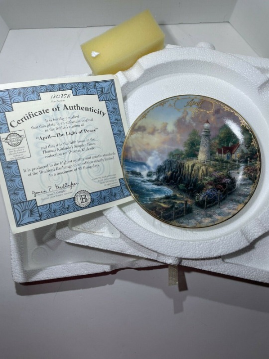 1998 Bradford Exchange Thomas Kinkade's Simpler Times Mar, Apr, May, Jun & Sept