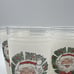 Set 4 Vtg Christmas Santa Face Wreath 5 Drinking Glasses 12 Oz MCM 1960s