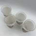 Set 4 Vtg Christmas Santa Face Wreath 5 Drinking Glasses 12 Oz MCM 1960s