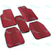 Universal Bride Red / Black Hybrid Racing Fabric Floor Mats Interior Carpets