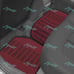 Universal Bride Red / Black Hybrid Racing Fabric Floor Mats Interior Carpets