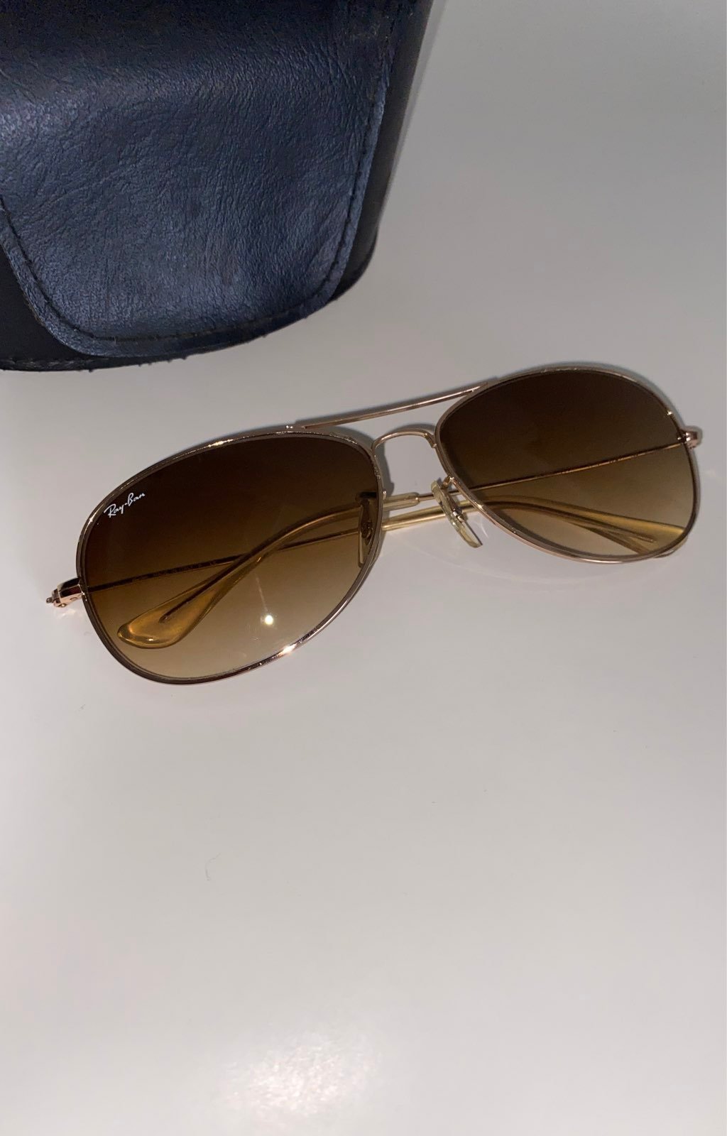 Rayban Cockpit Light Brown Sunglasses
