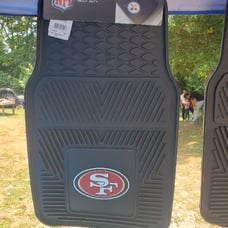 San Francisco 49ers front and back Heavy duty floor Mats set