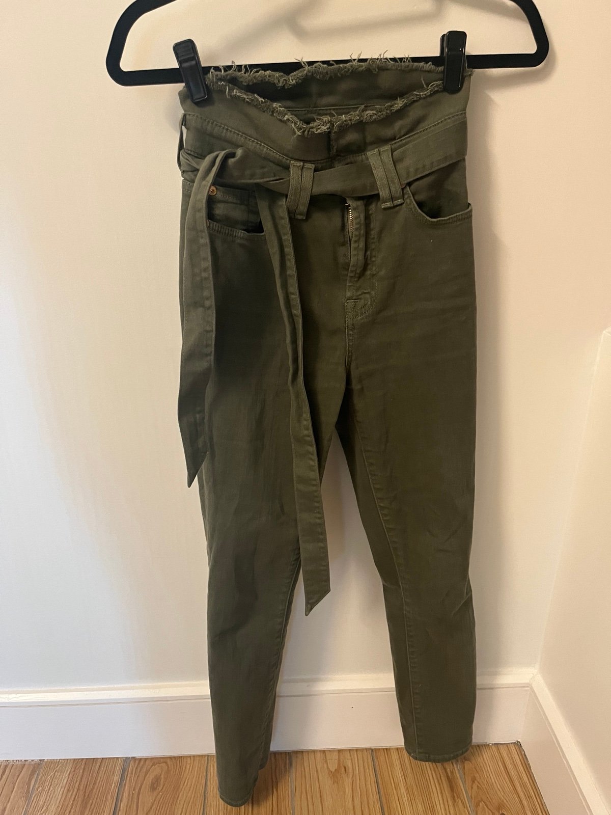 Seven for All Mankind Green Ultra High Rise Jeans