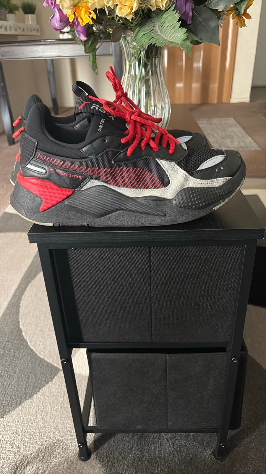Pumas Rs-x Black & Red