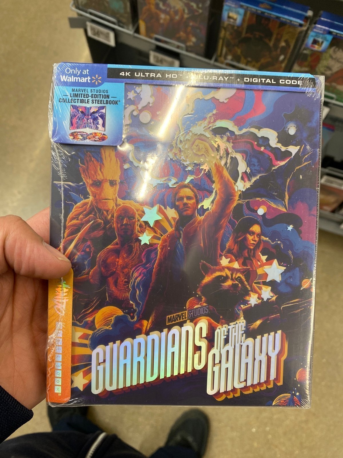 guardians of the galaxy Mondo 4k steelbook Walmart Exclusive