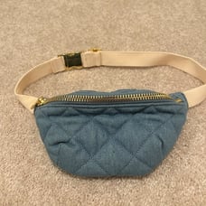 Stoney Clover Lane | Blue Jean Denim puffy kids Fanny pack