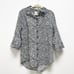 Chico's Womens 3 Black White Leopard Tiger Mix 3/4 Flip Cuff Button Up Shirt