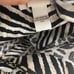 Chico's Womens 3 Black White Leopard Tiger Mix 3/4 Flip Cuff Button Up Shirt