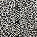 Chico's Womens 3 Black White Leopard Tiger Mix 3/4 Flip Cuff Button Up Shirt
