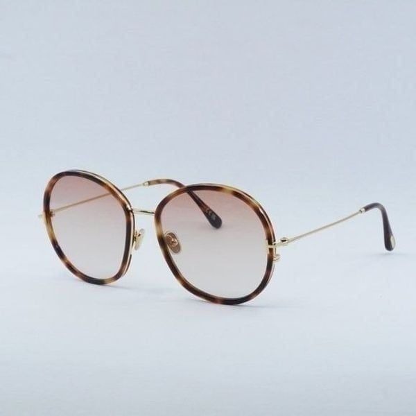 NEW TOM FORD HUNTER02 FT0946 53T HAVANA/BURGUNDY SUNGLASSES