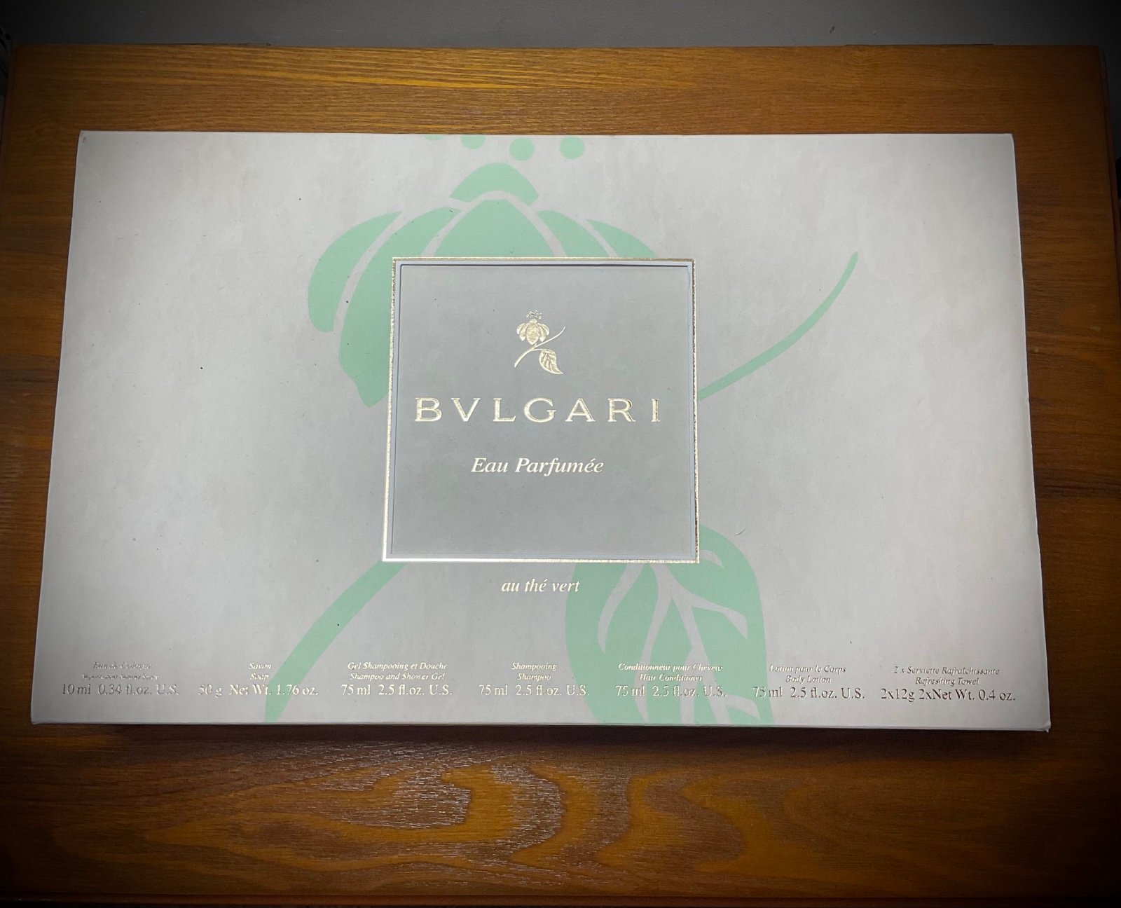 Bvlgari Eva Parfume Au Th Vert Gift Set 8 piece