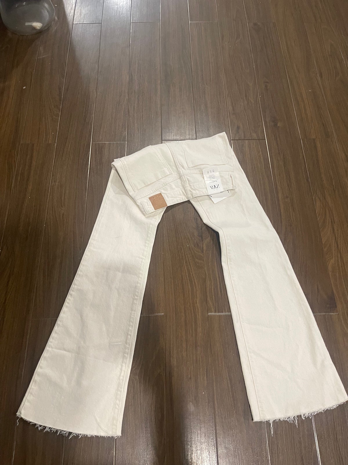Zara cream new flare jeans! Size 2