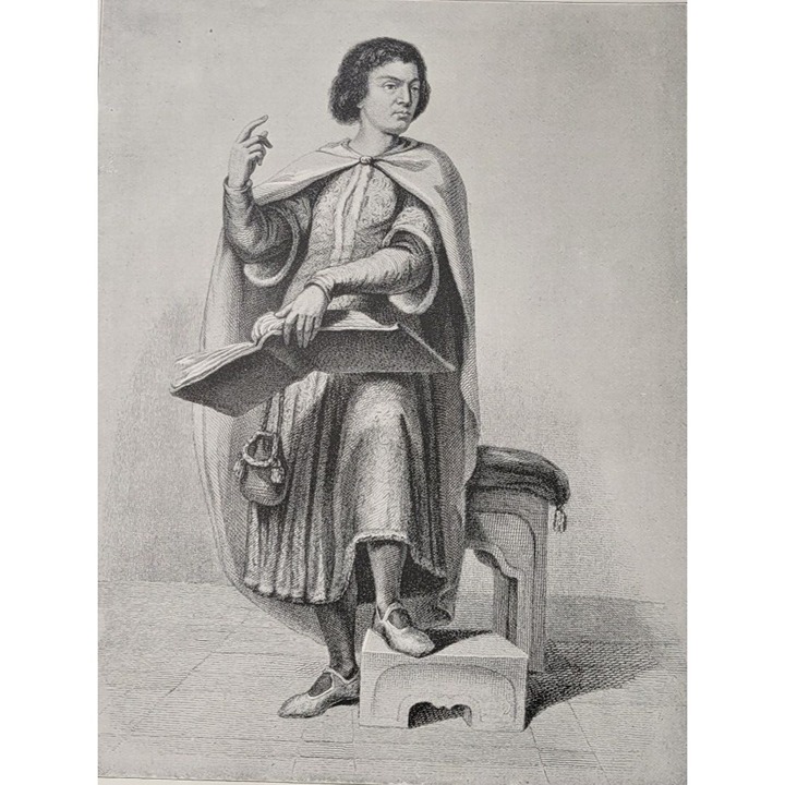 Alexander Pope ELOISA AND ABELARD Peter Héloïse Antoine Guilleminot 1892 Print