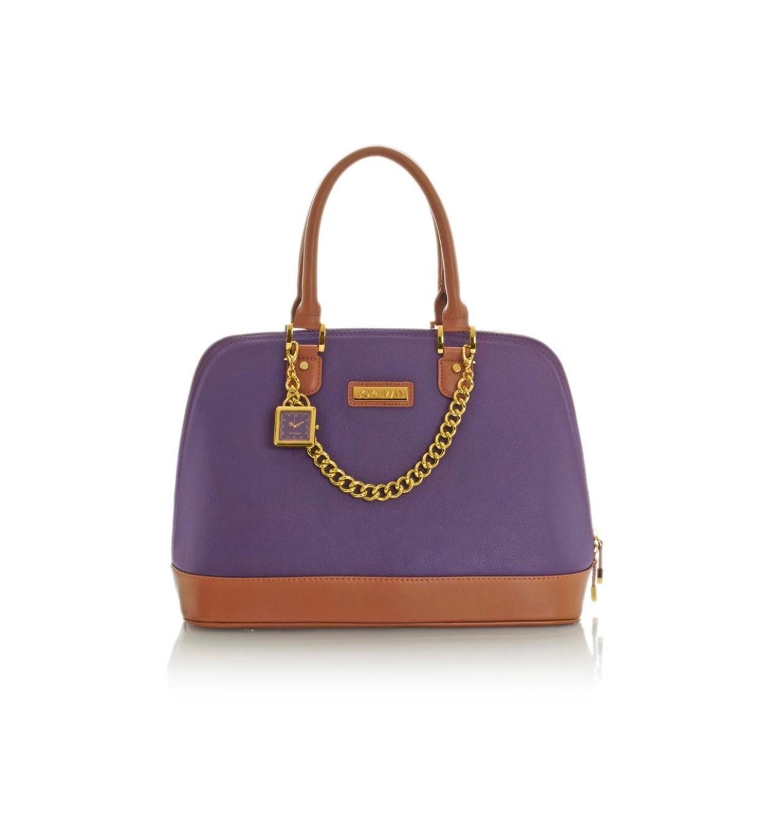 Joy & Iman Leather Timeless Chic Handbag