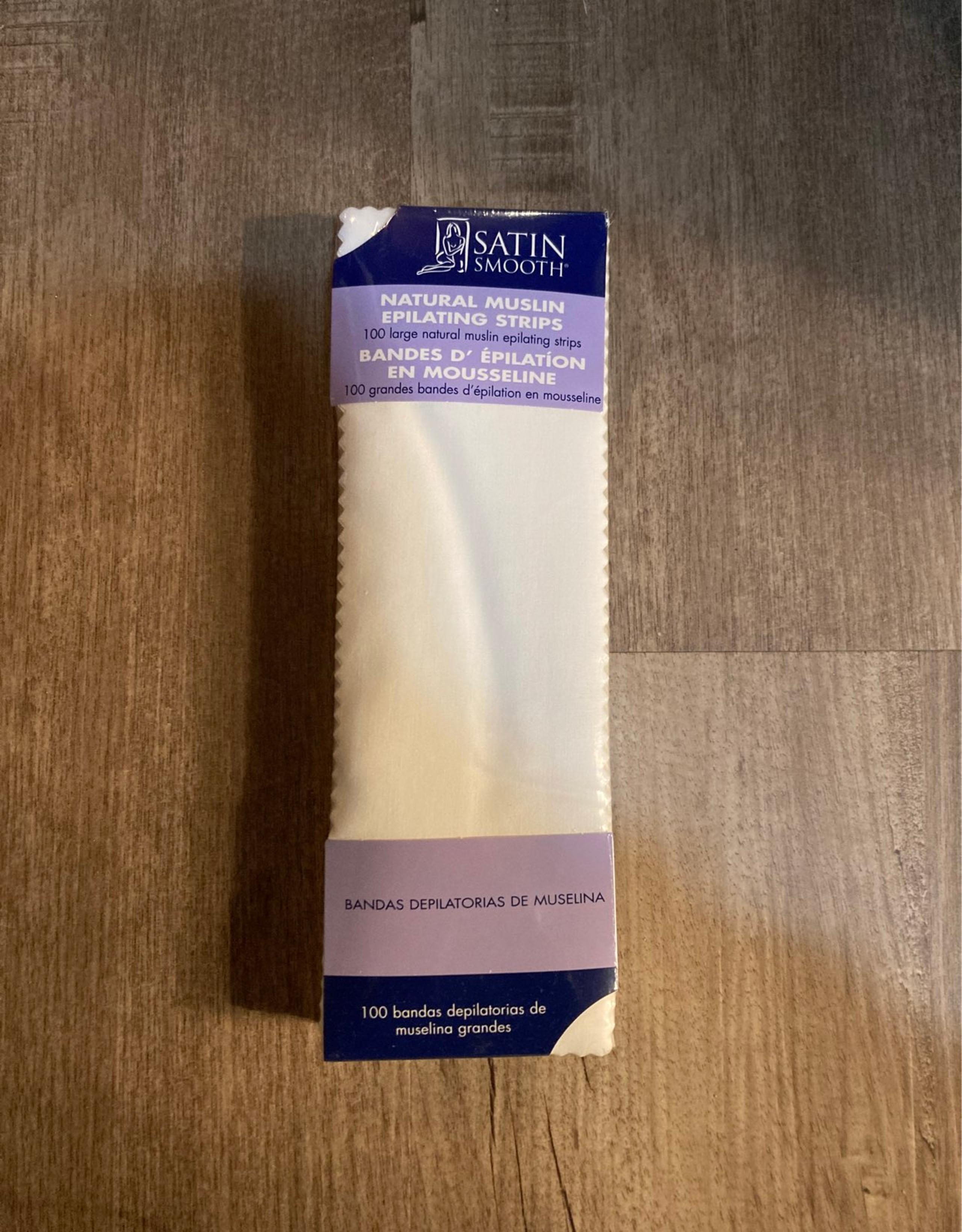 Satin Smooth Natural Muslin strips
