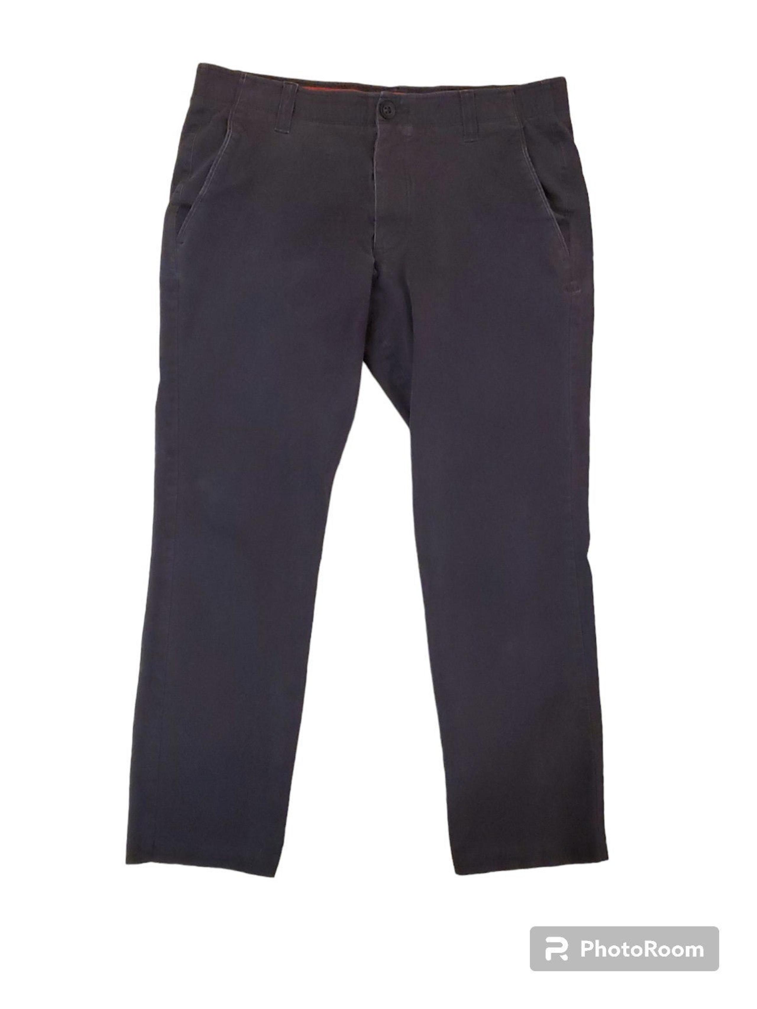 Under Armour Men's Navy Blue Chino Khakis Everyday Dress Pants 38x32