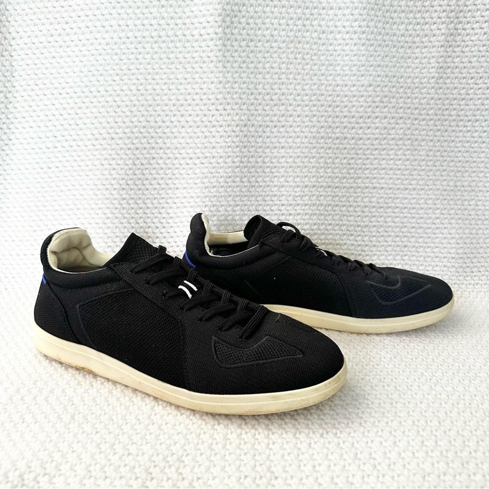 Rothy’s Rothys Men Black RS01 Lace Up Low Top Casual Sneaker Shoes Size 11