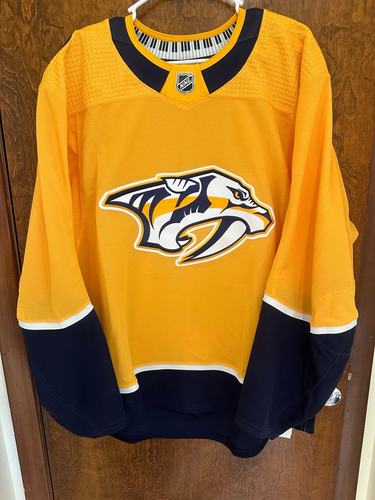 Nashville Predators Adidas MIC On Ice Primegreen Home Jersey (56) NWT!