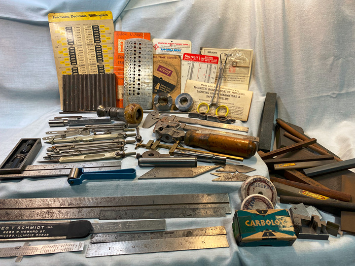 Large Vintage Machinist Tool Lot