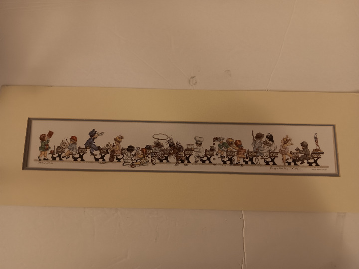 When I Get Big by Peggy Dickey Art Print 1992 Numbered Limited Edition Of 900