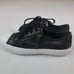 Coach Empire Zipper Black Leather Low Top Women's Sneakers Size 6.5B