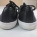 Coach Empire Zipper Black Leather Low Top Women's Sneakers Size 6.5B