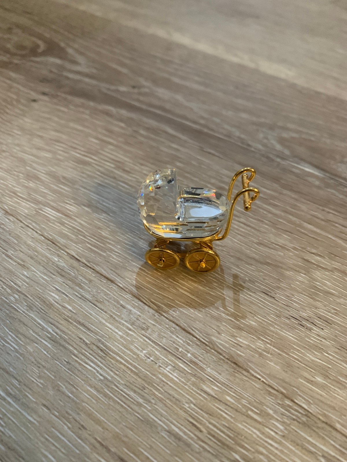 Swarovski Crystal Baby Carriage Collectable