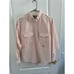 Vintage Tarazzia Mens Pink Striped Long Sleeve Button Up Collared Shirt Small