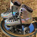 Moon Boot Moonlight FLASHDANCE Quad Roller Skates Size 7