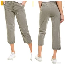 J Brand Parker Relaxed Trouser cropped olive 27 Chinos NWT