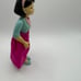Fisher Price Loving Doll House Family Asian Family Parents Mom Dad Black Hair