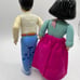 Fisher Price Loving Doll House Family Asian Family Parents Mom Dad Black Hair