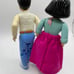 Fisher Price Loving Doll House Family Asian Family Parents Mom Dad Black Hair